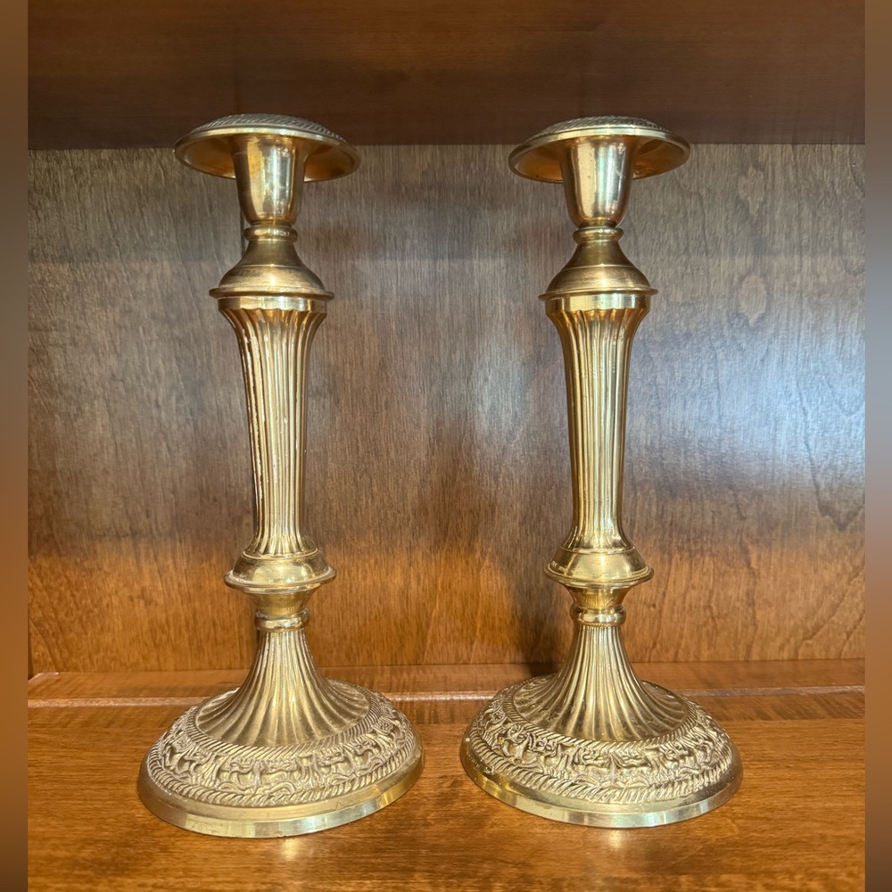 Brass Candlestick Holders